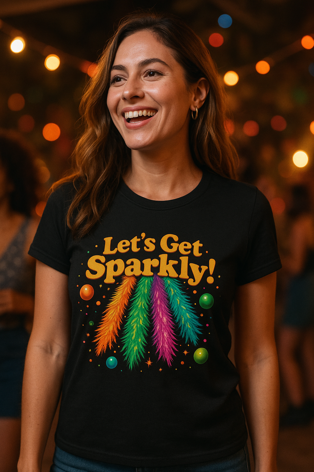 “Let’s Get Sparkly” – Bella+Canvas 3001 Unisex Premium Tee