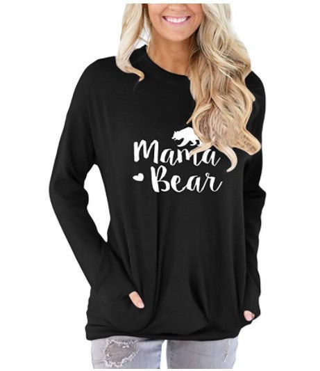 Mama Bear monogrammed hoodie
