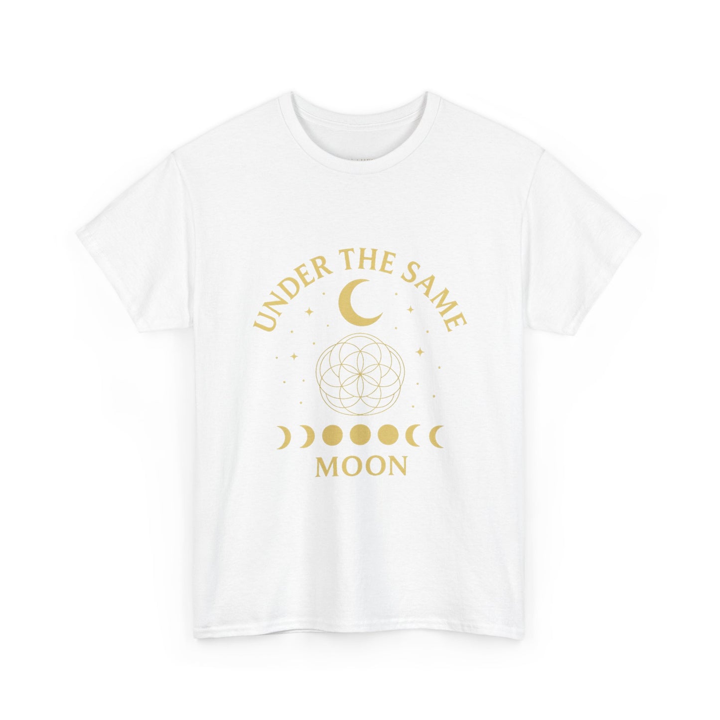Under the Same Moon Tee — “Connected by Light, No Matter the Distance.”
