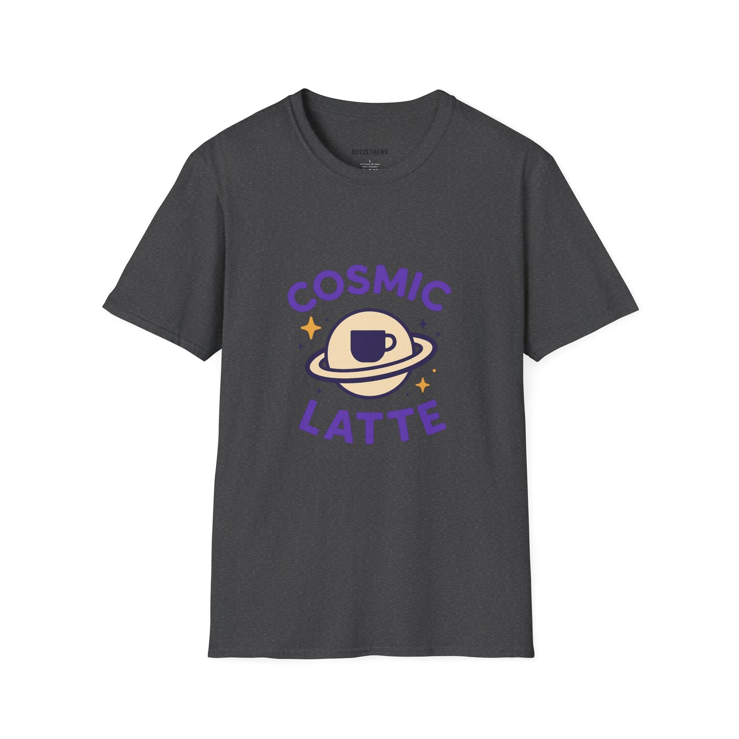 Cosmic Latte Tee — “Blast Off Into Your Day.”