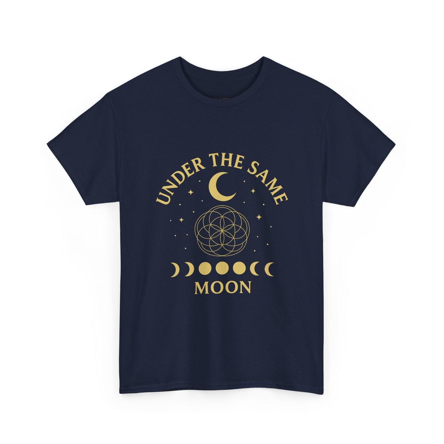 Under the Same Moon Tee — “Connected by Light, No Matter the Distance.”
