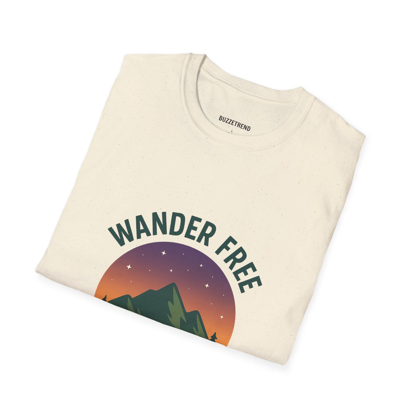 Wander Free T-Shirt, Unisex Outdoor Tee, Nature Lover Gift, Adventure Wear, Travel Shirt, Hiking Apparel