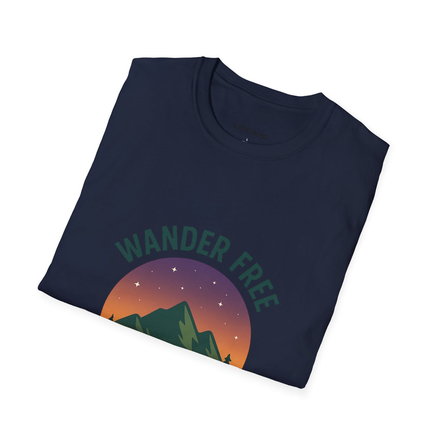 Wander Free T-Shirt, Unisex Outdoor Tee, Nature Lover Gift, Adventure Wear, Travel Shirt, Hiking Apparel