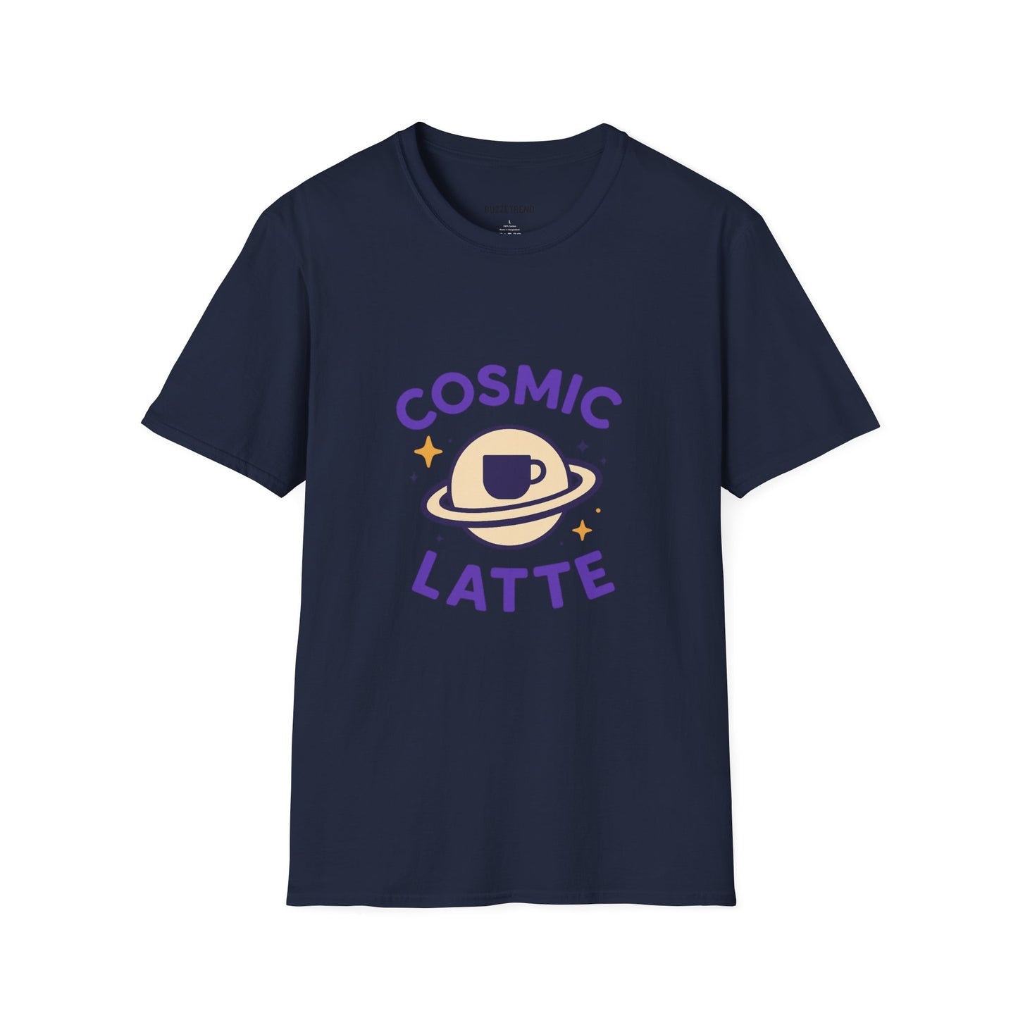 Cosmic Latte Tee — “Blast Off Into Your Day.”