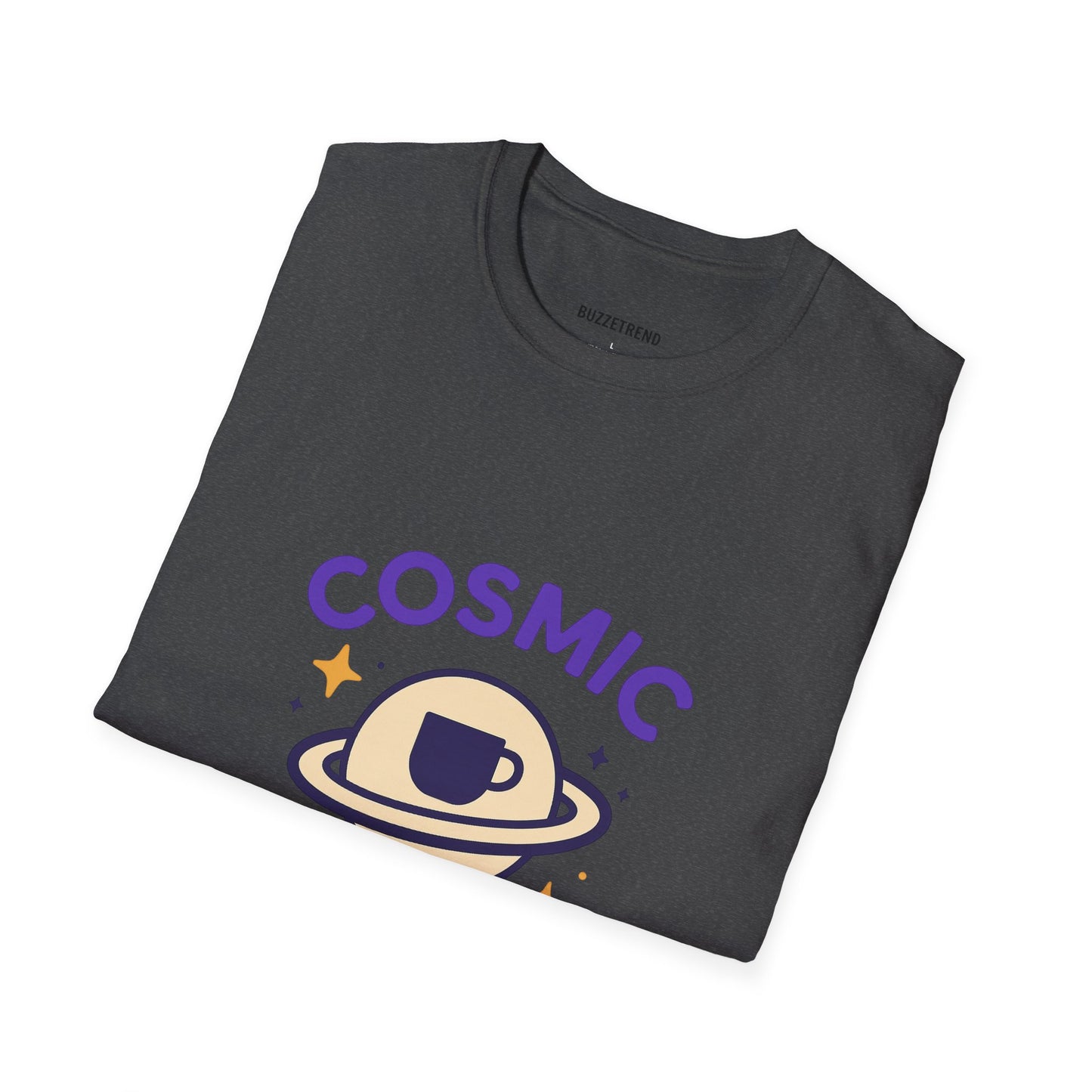 Cosmic Latte Tee — “Blast Off Into Your Day.”