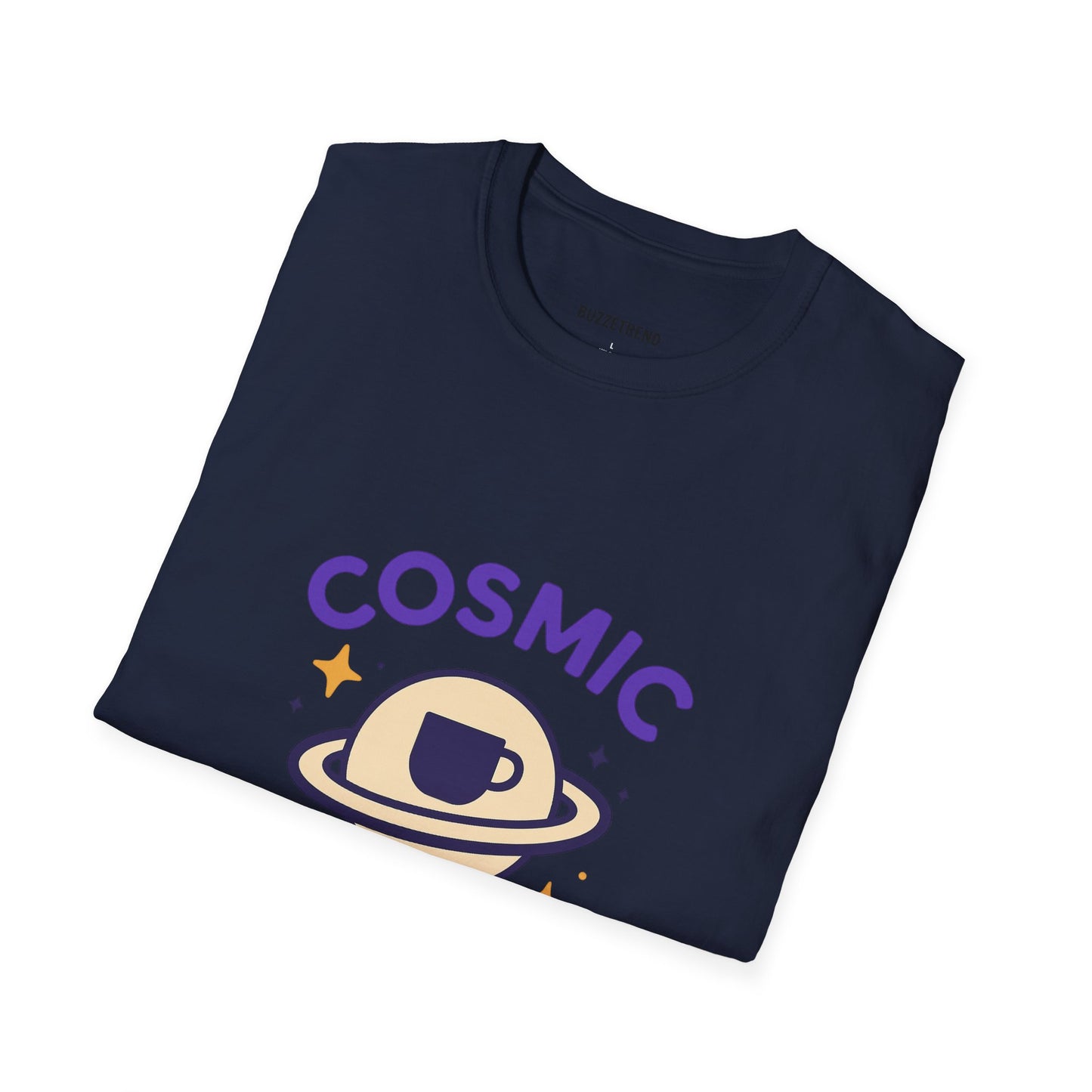 Cosmic Latte Tee — “Blast Off Into Your Day.”