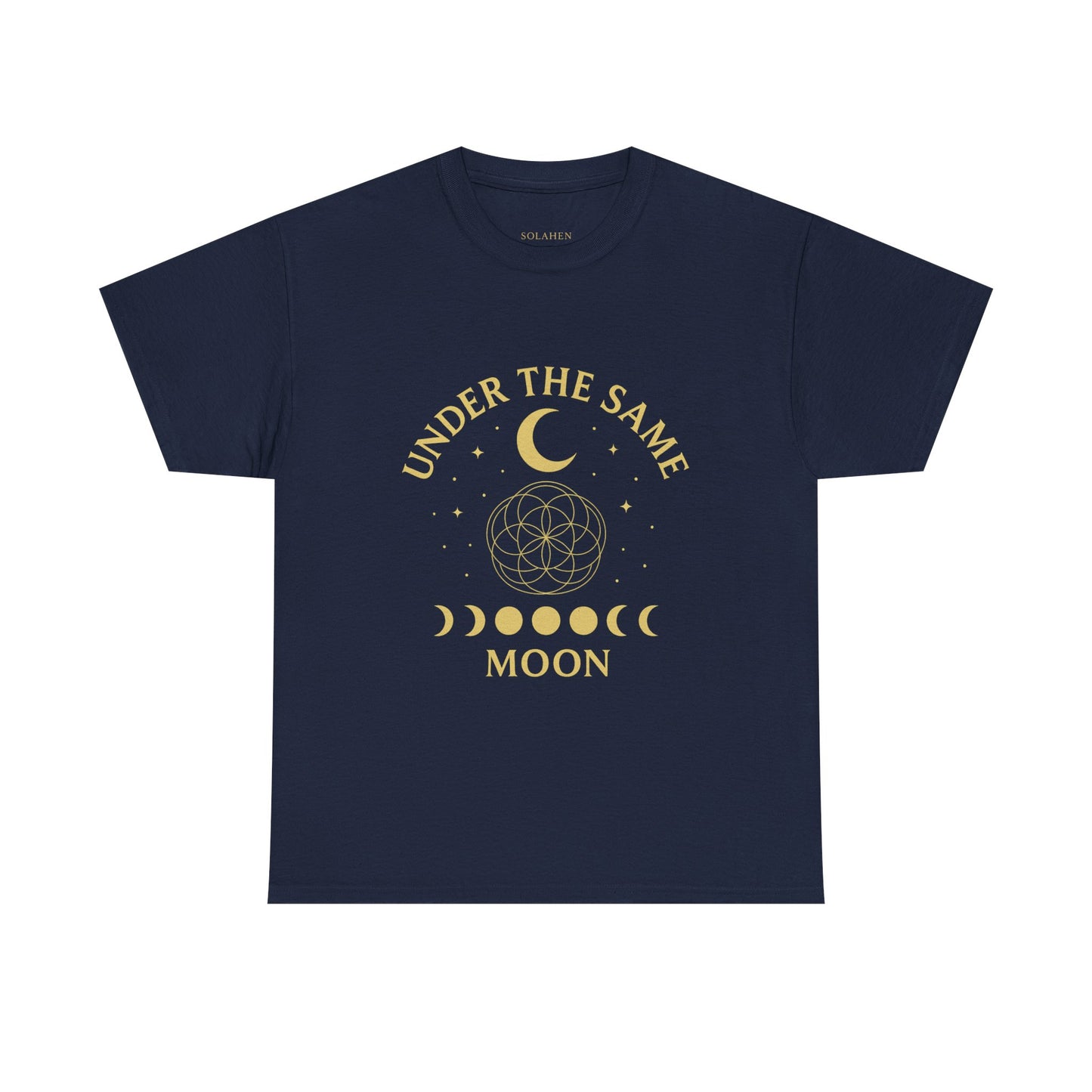 Under the Same Moon Tee — “Connected by Light, No Matter the Distance.”