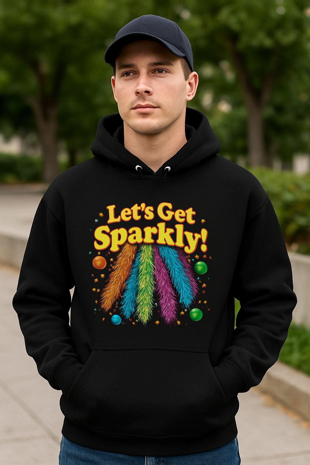 “Let’s Get Sparkly” – Hoodie