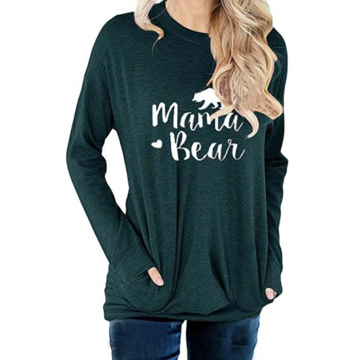 Mama Bear monogrammed hoodie