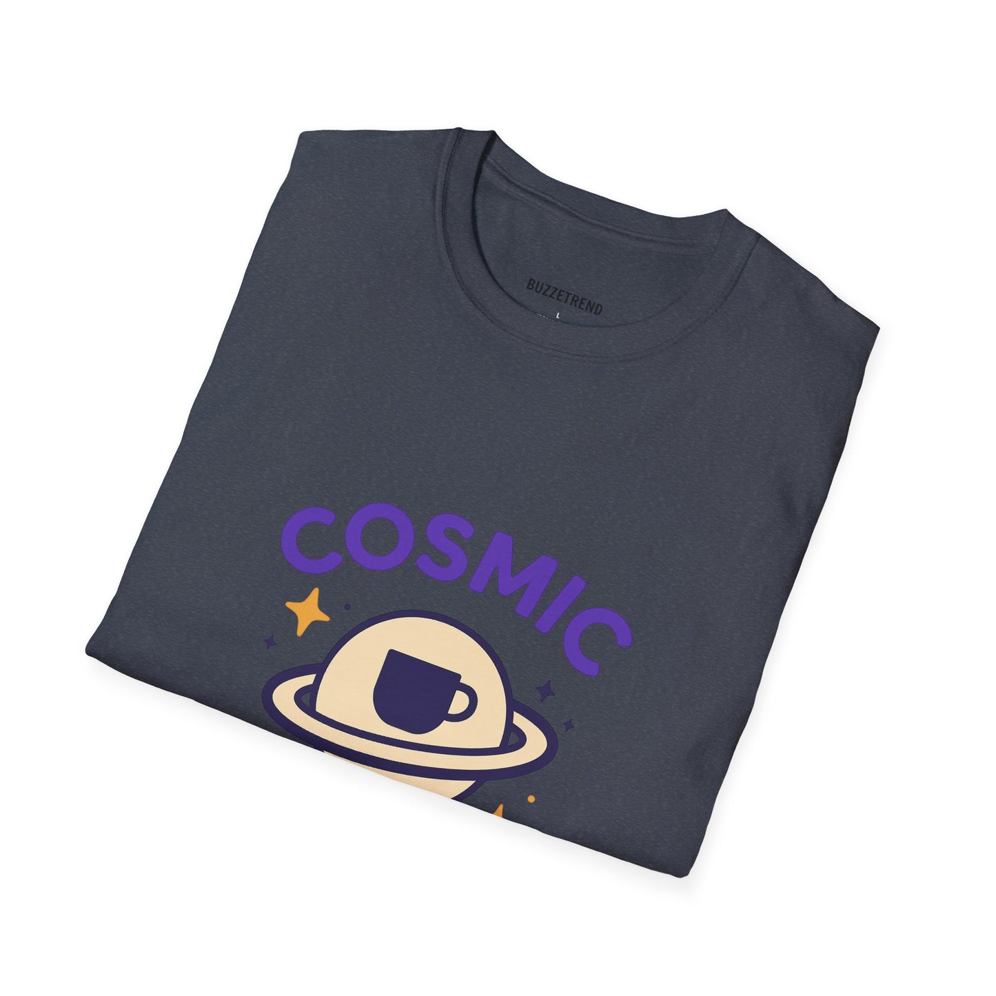 Cosmic Latte Tee — “Blast Off Into Your Day.”