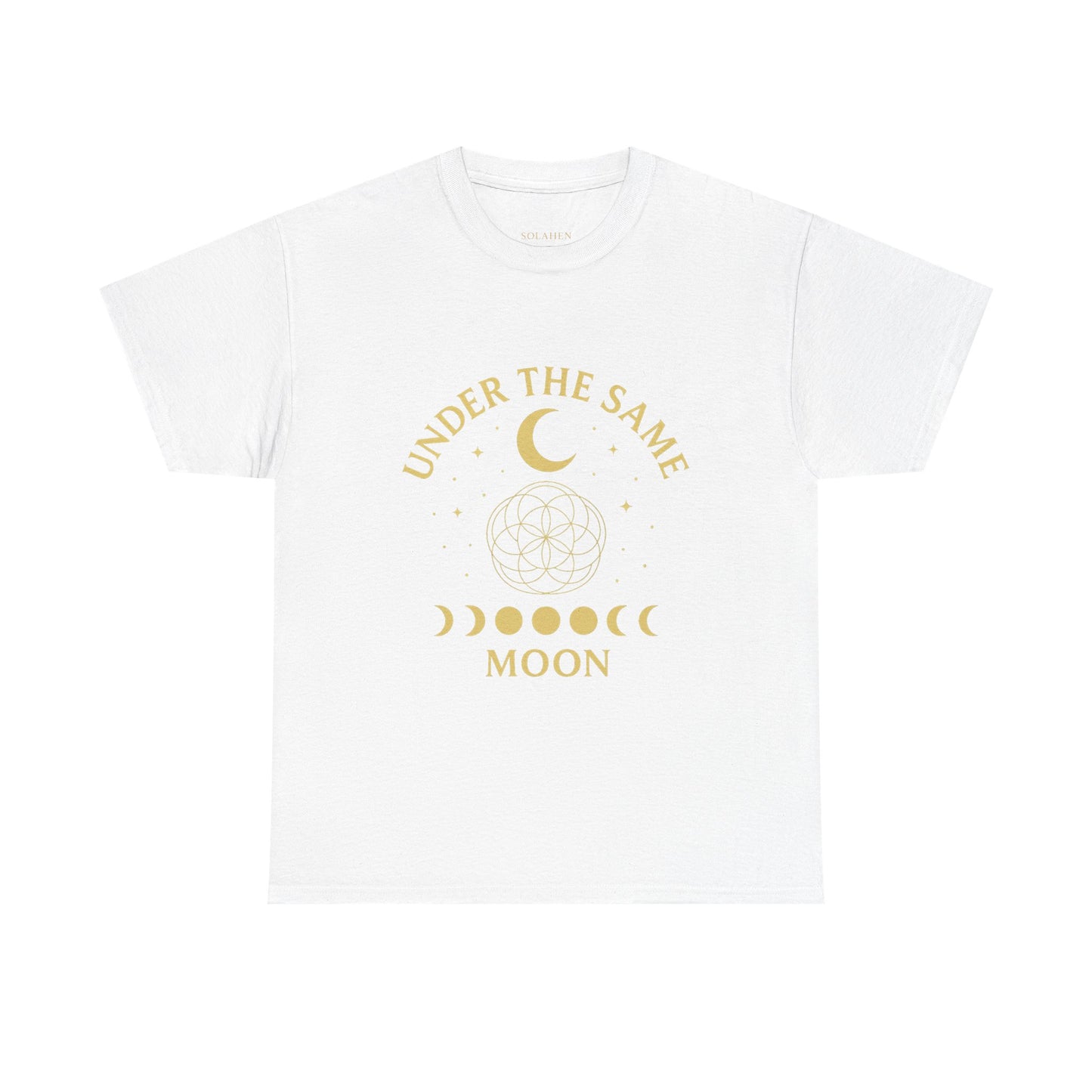 Under the Same Moon Tee — “Connected by Light, No Matter the Distance.”