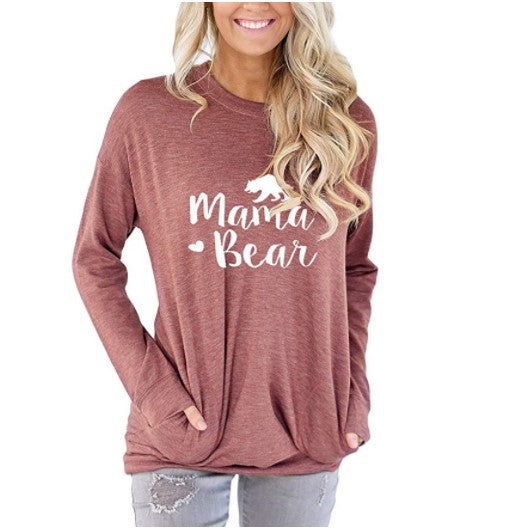 Mama Bear monogrammed hoodie