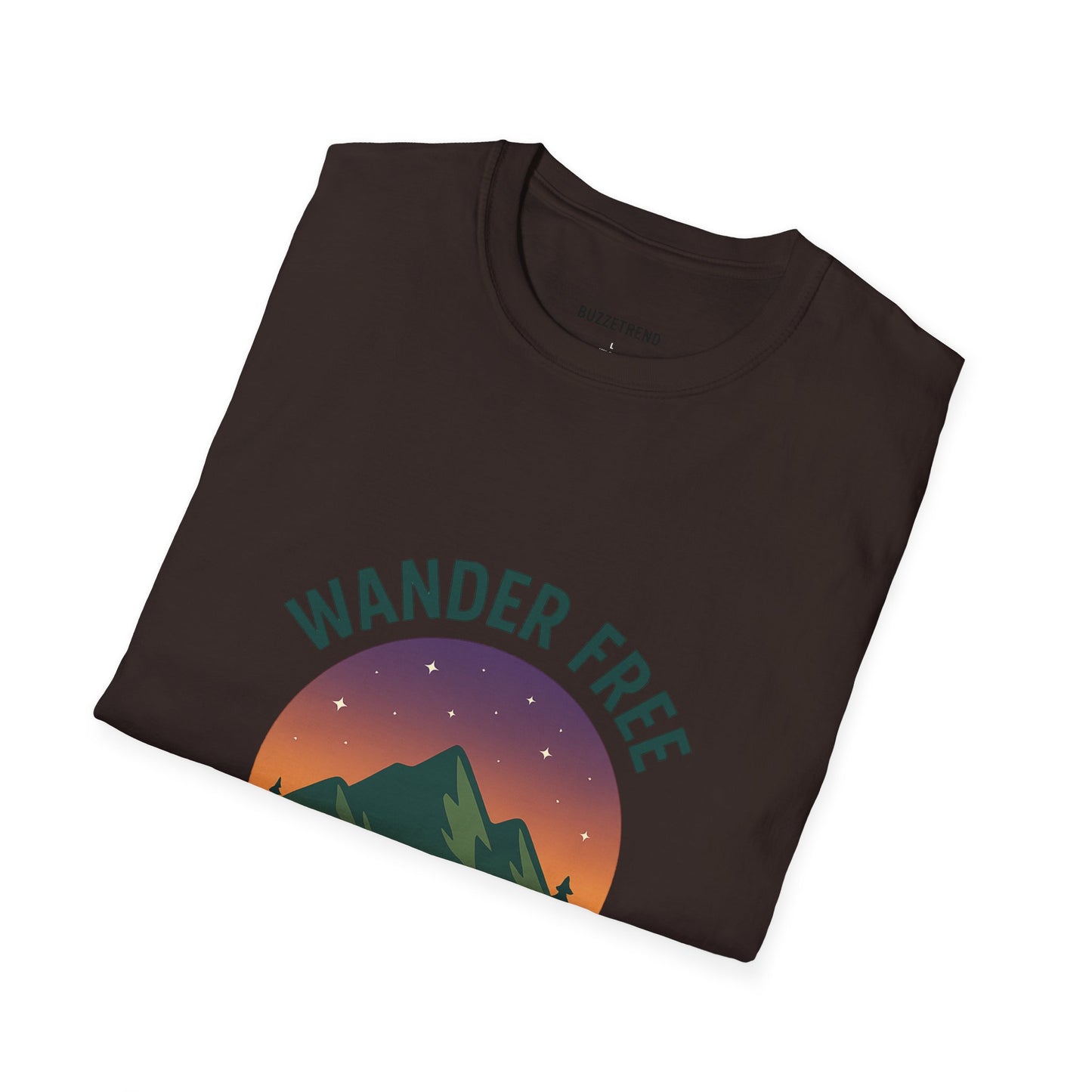 Wander Free T-Shirt, Unisex Outdoor Tee, Nature Lover Gift, Adventure Wear, Travel Shirt, Hiking Apparel