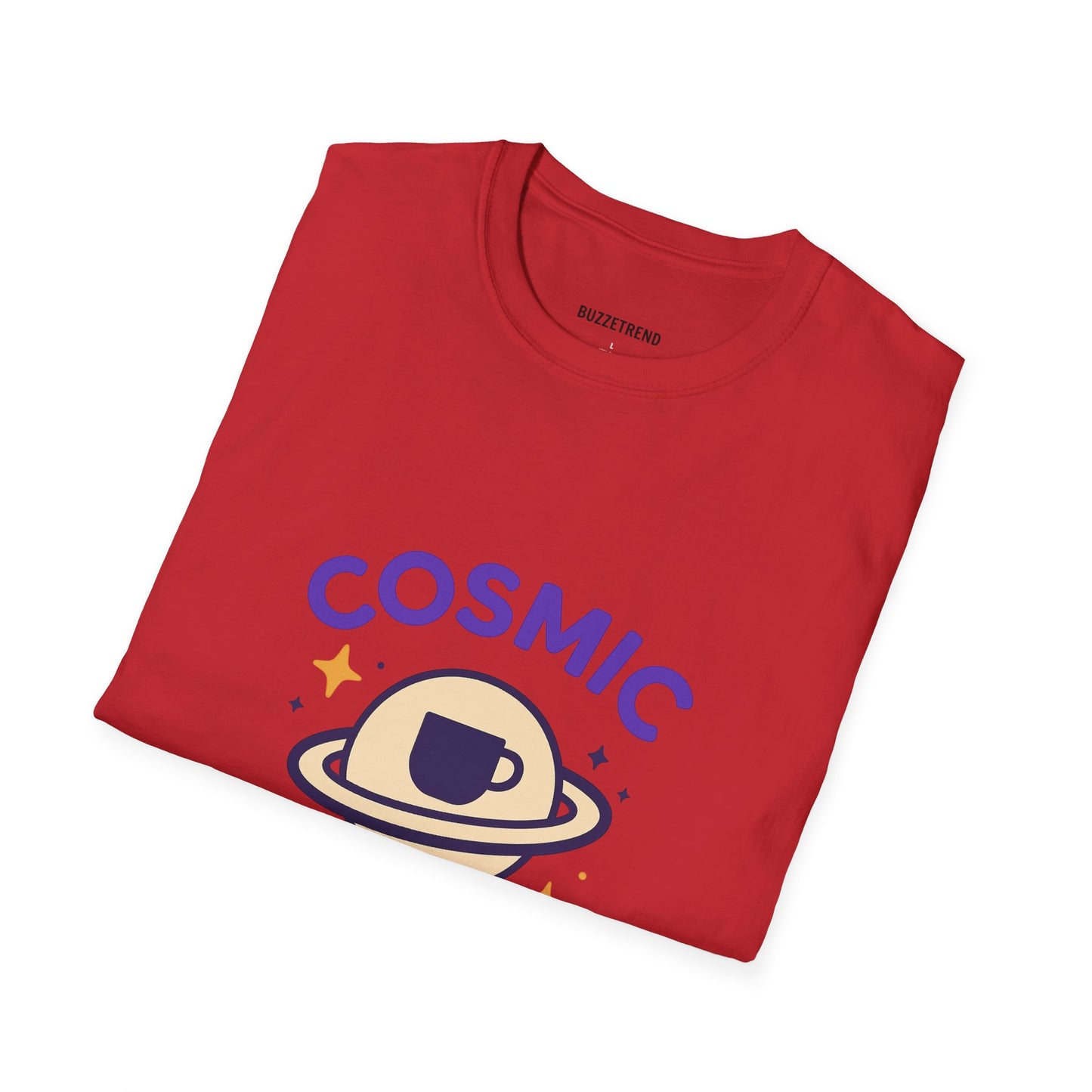 Cosmic Latte Tee — “Blast Off Into Your Day.”