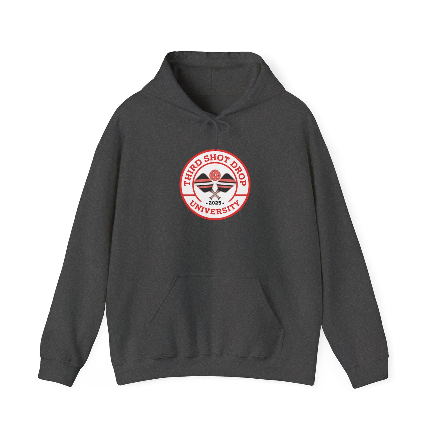 Majoring in Pickleball, Minoring in Trash Talk Hoodie RED — “Class of 2025: Serve. Drop. Dominate.”