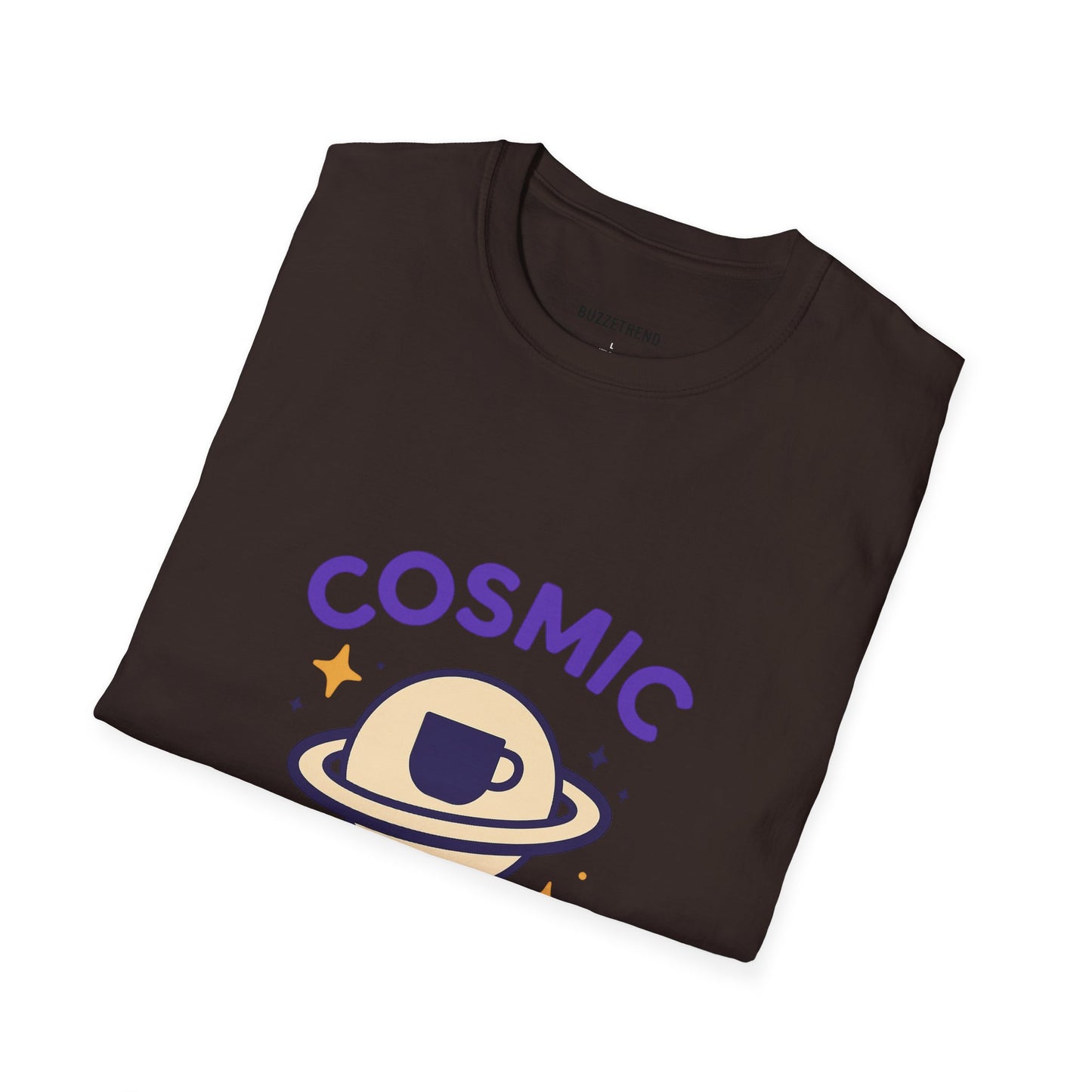 Cosmic Latte Tee — “Blast Off Into Your Day.”